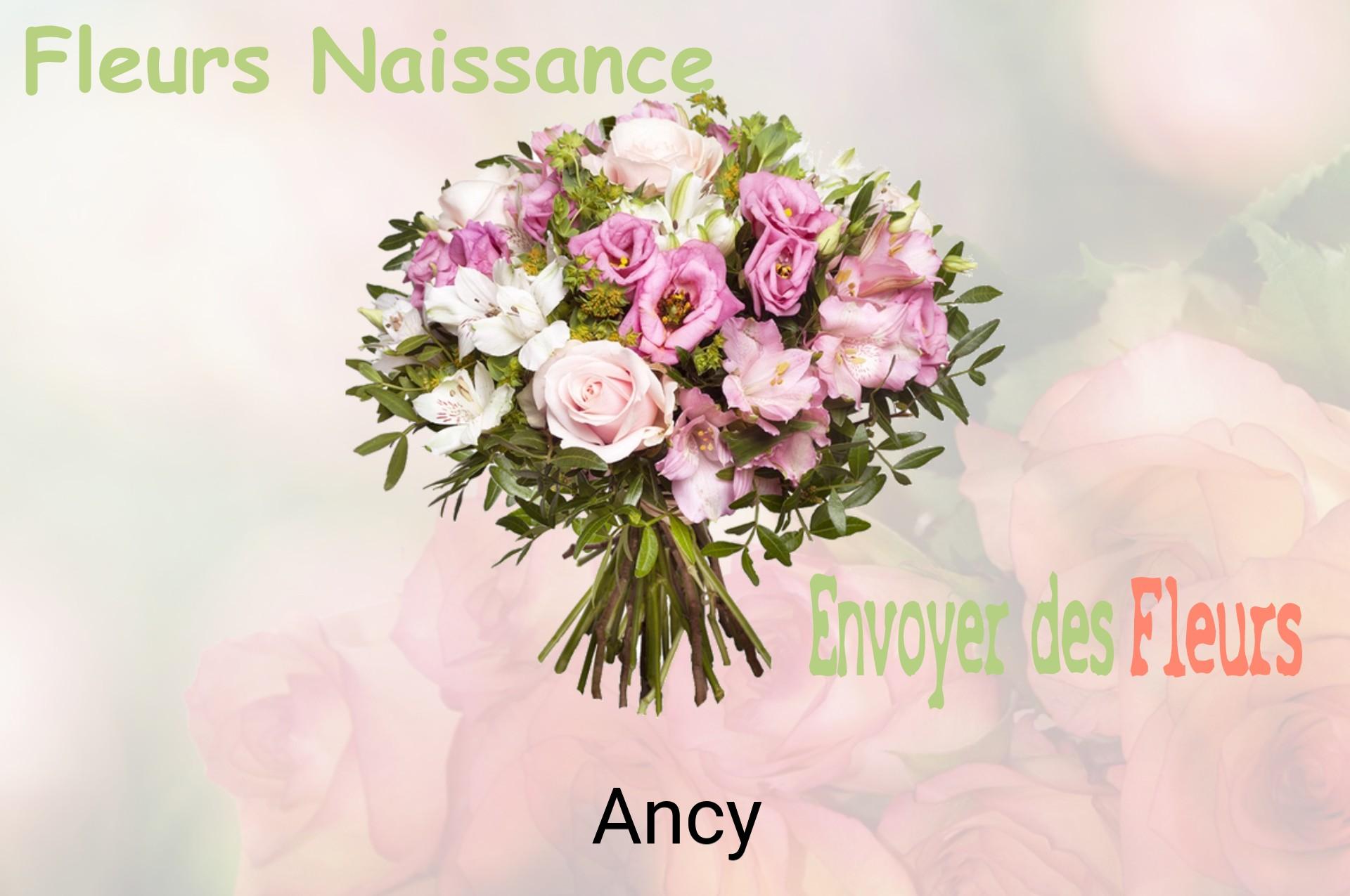 Bouquet de fleurs de naissance livré à Ancy
